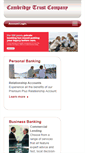Mobile Screenshot of cambridgetrust.com