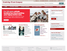 Tablet Screenshot of cambridgetrust.com